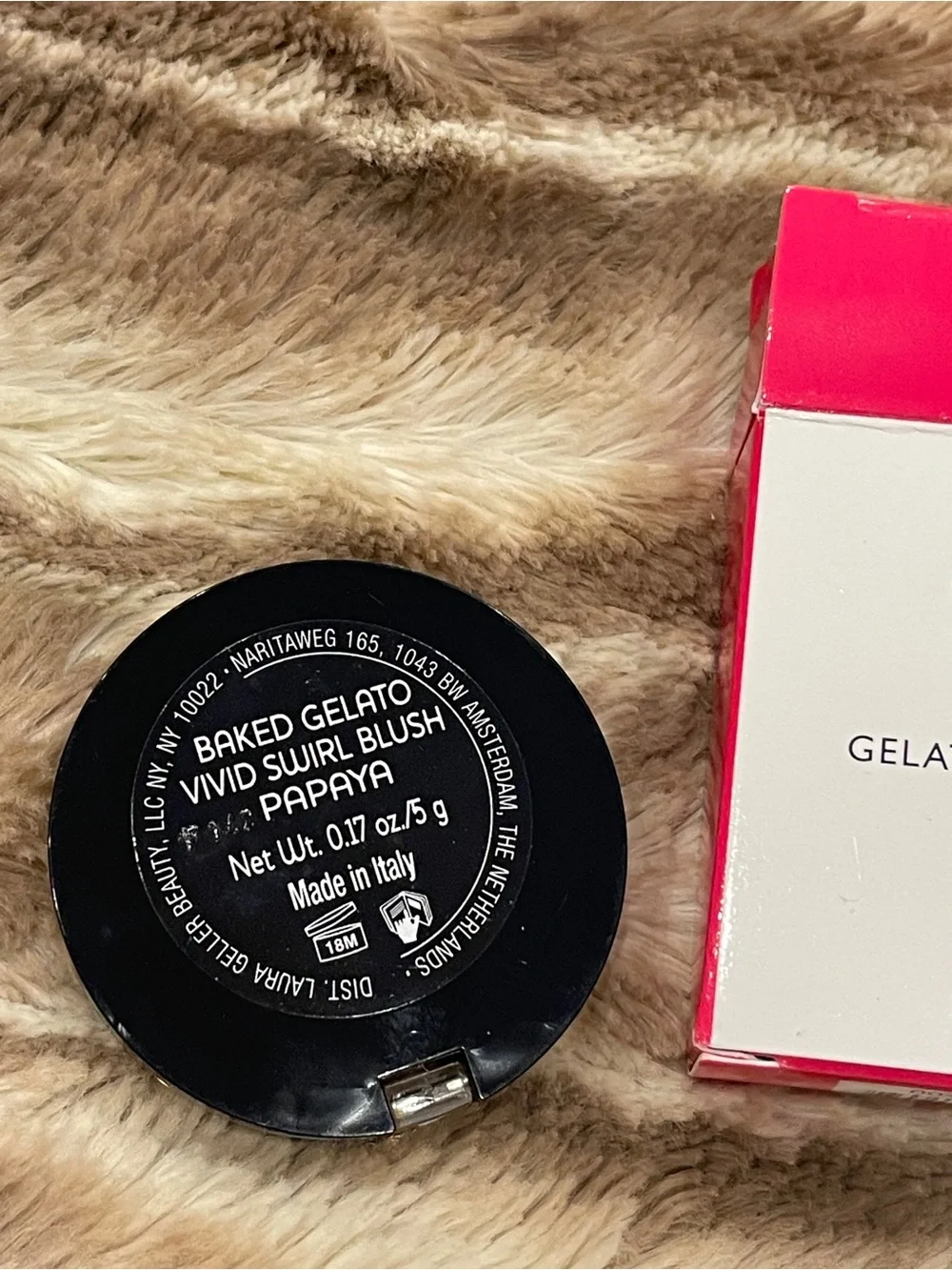 Laura Geller Baked Gelato Swirl Blush in Papaya New